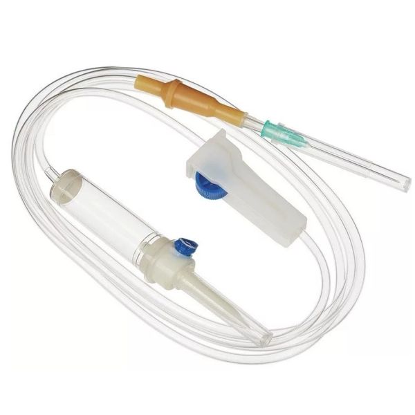 Инфузионная система для вливания инфузионных растворов 21G